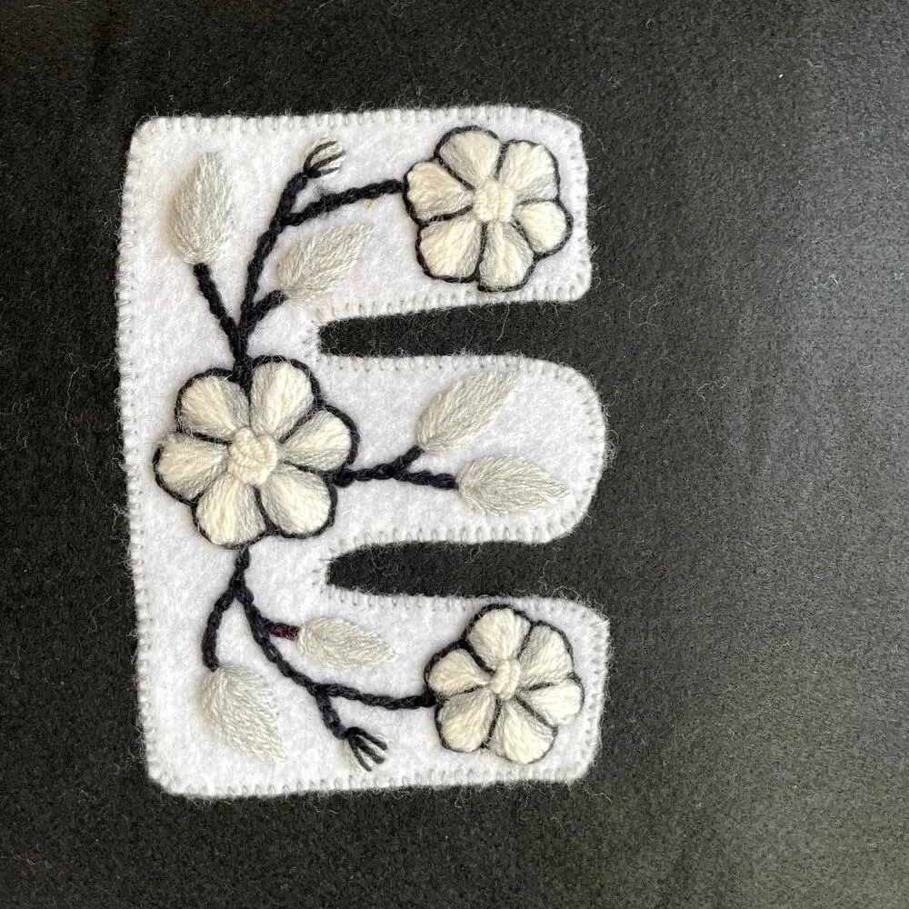 Annie Selke Embroidered LOVE Pillow 15x36 Black & White Valentine Decor NEW